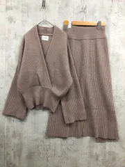 ACYM アシーム 030340001 Cachecoeur knit SETUP セットアップ sizeF/グレージュ ◆■ レディース
