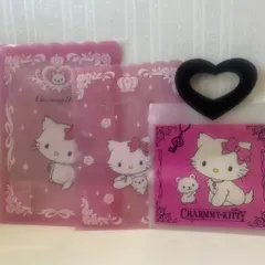 Chammy  kitty  クリアファイル 2種、ポリBAG 1