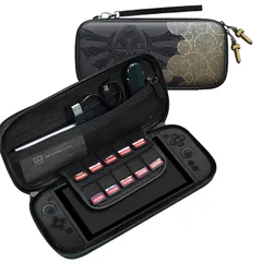 ケース【全面保護・衝撃吸収・防汚防水・親指グリップキャップ付】Switch スイッチ2 2収納バッグ ケース スイッチ2キャリングケース 2 ハードポーチ Switch 10枚ゲームカード収納（2.ブラック）