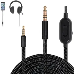 GPRO X GPRO 用 G433 ヘッドフォンケーブル G233 3.5mm Logitech オーディオケーブル