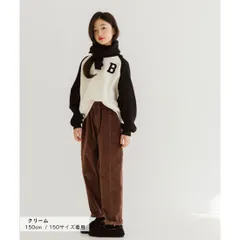 MINIROI ビッグロゴ 長袖 裏起毛 スウェット トレーナー キッズ 女の子 ガールズ 春 秋 冬 かわいい トップス カジュアル 裏ボア 韓国子供服 120cm 130cm 140cm 150cm