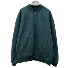 メキシコ製 RED KAP ワークジャケット XXL グリーン ジップアップ 無地ジャケット ジャケット 内キルティング 無地 春秋物 a712-6935