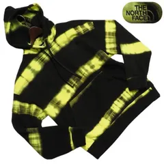 新品正規 ノースフェイス 海外限定 製品染め DYEING マイクロフリース フーディー/パーカー メンズMブラック(BLK)