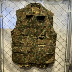 WOOLRICH USA製 ベスト リバーシブル size M 迷彩 カモ柄 ウールリッチ 