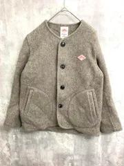 DANTON ダントン ウールモッサ ノーカラー コート ジャケット sizeXS/グレー ◆■◎レディース
