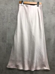 BEAUTY&YOUTH ビューティーアンドユース 16242073724 ポリエステル マーメイド イージー スカート sizeM/白 ■■ レディース