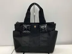 ANNA SUI アナスイ 2way ハンドバッグ ショルダーバッグ ブラック 