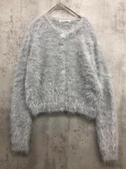 BEAUTY & YOUTH ビューティ&ユース ユナイテッドアローズ 1628-199-1033 シャギーニット カーディガン LT GRAY ◆■◎レディース