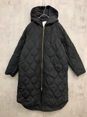 Emma Taylor エマテイラー EM202110058R4 美シルエット 3wayキルティング フード コート size36/黒 ◆■◎レディース