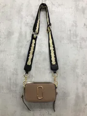 MARC JACOBS マークジェイコブス M0014146 スナップショット ショルダー バッグ ライトブラウン系 ■■◎レディース