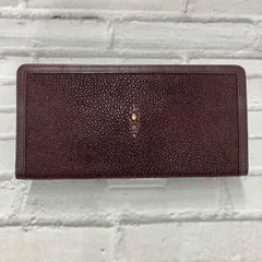 エイ革財布 / 長財布 / ワインレッド