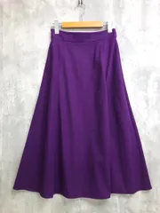 BEAUTY & YOUTH ビューティ&ユース 1624-242-0281 コットンサージサーキュラー スカート sizeS/パープル ■■ レディース