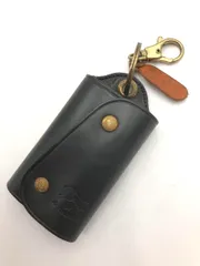 IL BISONTE イル ビゾンテ レザー イタリア製 キーケース 黒 ■■◎メンズ