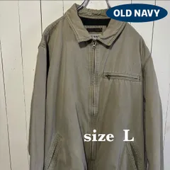 【古着】OLDNAVY(オールドネイビー)スイングトップ L ベージュ アUS古着 アメカジ ブルゾン ヴィンテージ ゴルフ