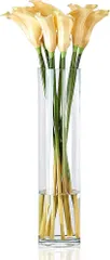花瓶 ガラス,透明,高さ40cm,おしゃれ花器,リビング、寝室、オフィスなどの装飾に適しています