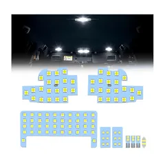 OPPLIGHT ハリアー60系 LED ルームランプ ホワイト 室内灯 ハリアー 60系 前期 ハイブリッド車 対応 専用設計 爆光 カスタムパーツ LED バルブ LEDルームランプ 内装パーツ 取付簡単 (トヨタ ハリアー 用)