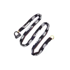 Kaedear(カエディア) バイク ロック チェーンロック 鍵 パッドロック 長さ3000mm スクエアチェーン 9mm 高耐久 SPキーシリンダー 盗難防止 キー 紛失 複製サービス SP-GUARD KDR-LK2S-3000 (3000mm) 1