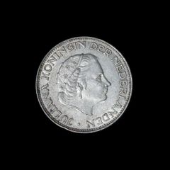 1976年 ユリアナ女王記念硬貨 25セント - メルカリ