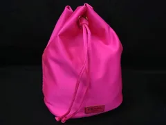 ■美品■ PRADA プラダ テスートナイロン 巾着型 マルチポーチ マルチケース 小物入れ レディース ピンク系 DJ5084