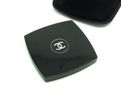 ■美品■ CHANEL シャネル ミラーココマーク ミロワール ドゥーブル ファセット ミラー 手鏡 コンパクトミラー ブラック系 DJ5269