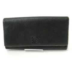 ロエベ 長財布 アナグラム コンチネンタル ウォレット ライトブルー