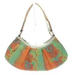 LeSportsac レスポートサック ワンショルダーバッグ  パイソン柄/ナイロン    オレンジ レディース / 240001180536