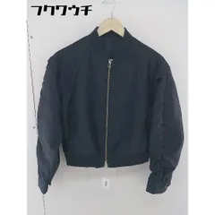 ◇ COMME CA ISM コムサイズム ジップアップ 長袖 ジャケット サイズM ネイビー レディース 【中古】 【1105270008998】