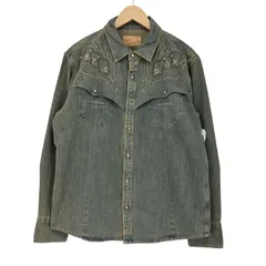 ユーズドフルギ USED古着 mbbcar made&crafted ウエスタンデニムシャツ メンズ 表記無 