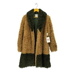 ユーズドフルギ USED古着 {{Motel}} 90-00s イタリア製 ツートン ファーコート レディース  S