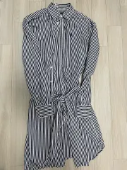 ポロラルフローレン ストライプ シャツ ワンピース