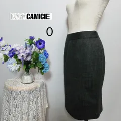 ナラカミーチェ　極上美品　ウール混　ひざ丈タイトスカート　Sサイズ