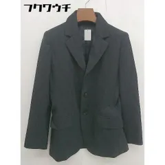 ◇ INED イネド 肩パット 3B ウール 長袖 テーラードジャケット ブレザー サイズ 2 グレー レディース  【1109080001460】