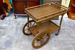 カリモク家具 キッチンワゴン 引き出し付き オールドカリモク 昭和レトロ カリモク家具 キッチンワゴン 引き出し付き オールドカリモク 昭和