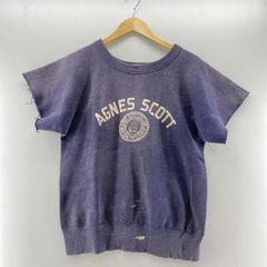 60s半袖ヴィンテージスウェット茄子紺BIGサイズ - メルカリ