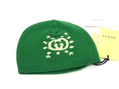 新品】GUCCI インターロッキングG UFO キッズ ニット帽 - メルカリ