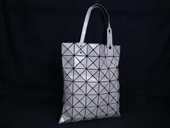 ■美品■ BAO BAO ISSEY MIYAKE バオバオイッセイミヤケ ルーセント PVC ハンドバッグ ショルダー 肩掛け アイボリー系 FN8603