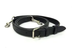 ■美品■ COACH コーチ レザー バッグ用 ショルダーストラップ クロスボディ 斜め掛け 肩掛け レディース メンズ ブラック系 FX0217