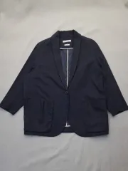 ISABEL MARANT ETOILE ブラック ストライプ ショート ジャケット L