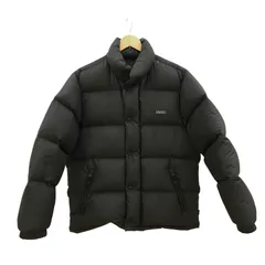 ZM1706 CONVERSE コンバース ダウンジャケット 比翼ファスナー ダウン&フェザー ワンポイントロゴ 黒 M