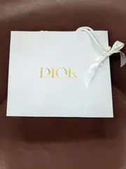 【美品】Dior ディオール ショッパー 紙袋（中サイズ）ゴールドロゴ