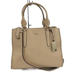COACH 2WAYハンドバッグ レザー ベージュ 33545