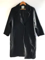 nano universe チェスターコート レディース 38 ブラック 3062202512230037