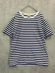 BEAUTY & YOUTH ビューティ&ユース ユナイテッドアローズ 1217-113-7293 ボーダー クルーネック Tシャツ sizeL/白×紺 ■■レディース