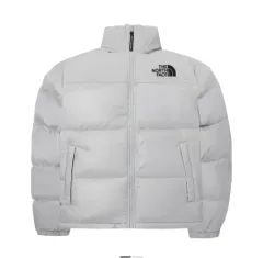 THE NORTH FACE ザノースフェイス ショート ダウン アイス グレー