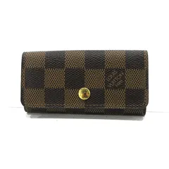 【三重本店】 中古 LOUIS VUITTON | ルイ・ヴィトン ミュルティクレ4 ４連キーケース N62631 ダミエ ブラウン 【125】