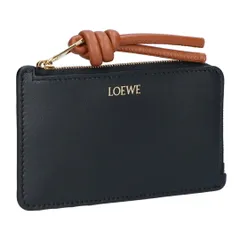 ロエベ LOEWE コインケース カードケース フラグメントケース ノット コイン カードホルダー CEM1Z40X02 7812 BLACK/SQUIRREL 【お取り寄せ】
