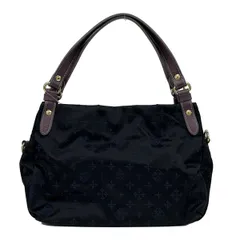 russet(ラシット) ハンドバッグ - ダークネイビー×ネイビー×ボルドー レザー