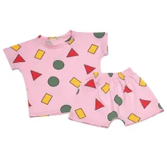 肌着 ルームウエア 夏 寝間着 上下セット 綿 柔らかい ベビー服 可愛い 半袖 メンズ レディース 女の子 80 男の子 90 100 子供服 110 クレヨンしんちゃん 120 130 キッズ 140 パジャマ 150 160 [Dizoony] 170