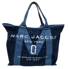 MARC JACOBS(マークジェイコブス) トートバッグ - ネイビー レザー