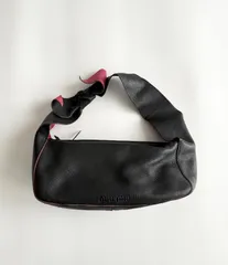 OLD MIU MIU LEATHER RIBBON SHOULDER BAG ミュウミュウ　 archive アーカイブ　リボン　レザー　ショルダーバッグ　ハンドバッグ　バッグ